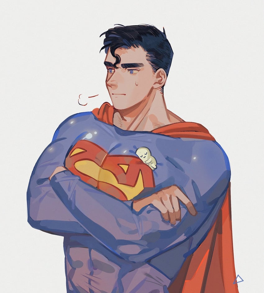 superman and clark kent (dc comics and 1 more) drawn by bananakiiwi