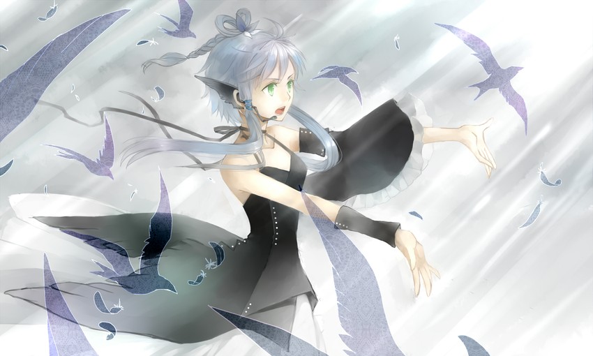 luo tianyi (vocaloid and 1 more) drawn by ink_(y3297528xx)