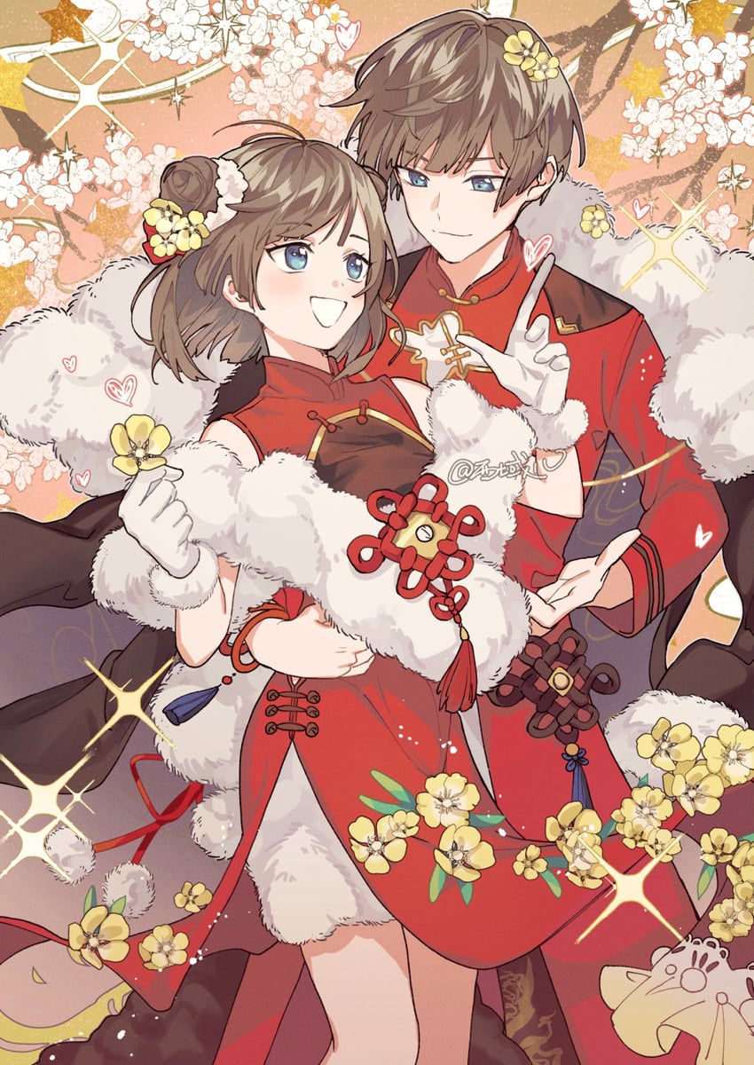 female master and male master (the tale of food) drawn by xi_yuu