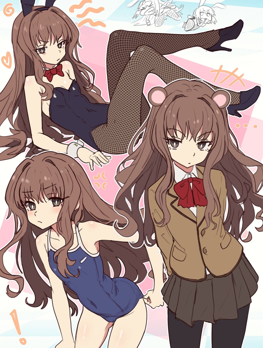 aozaki aoko, kuonji alice, and kumari kojika (mahou tsukai no yoru) drawn by ebora