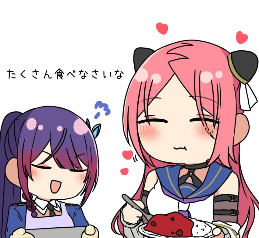 funada kiito and shiba tomoshibi (assault lily) drawn by nigari_(ngari_0115)