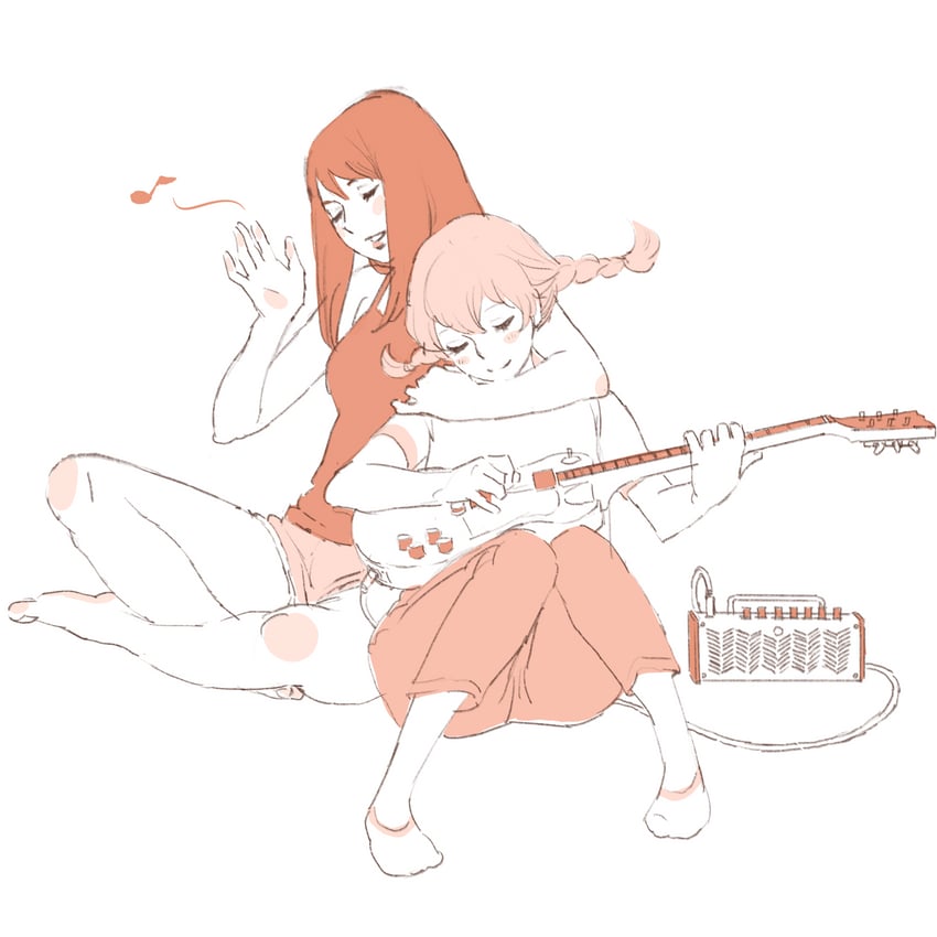 hosaka mao and hasekura yokiko (kuuden no himegimi) drawn by 55bata6rou