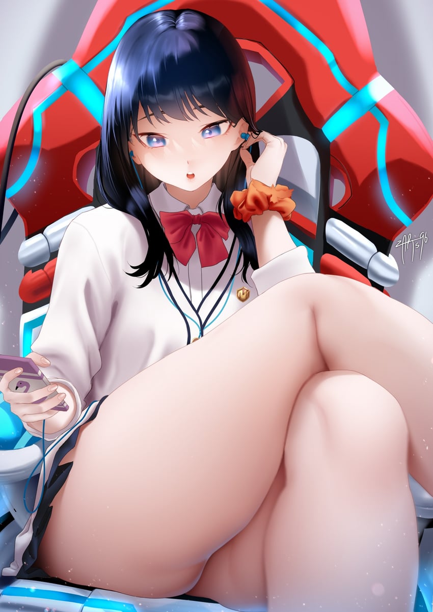takarada rikka (gridman universe and 1 more) drawn by zasshu