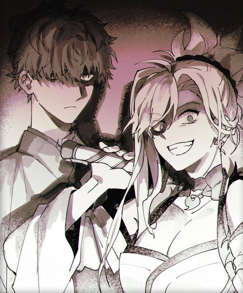 miyamoto musashi and miyamoto iori (fate and 1 more) drawn by miyamoto_252