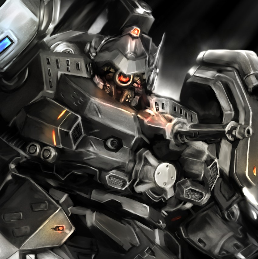 genobee and dual face (armored core and 1 more) drawn by yossy_project