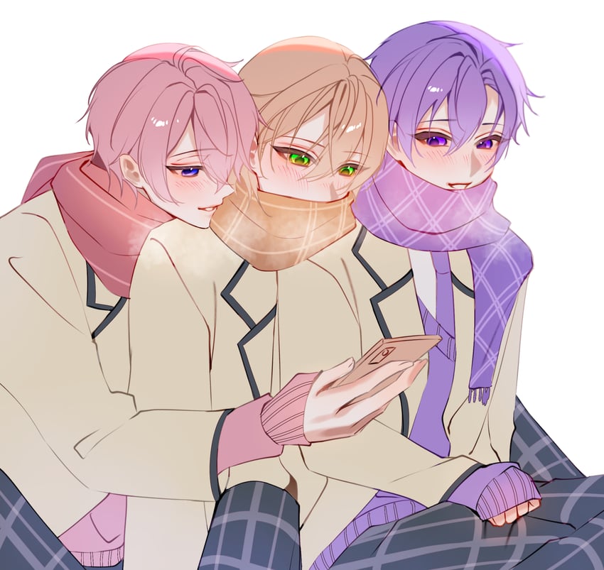 satomi, jel, and nanamori (strawberry prince) drawn by bimigohan16