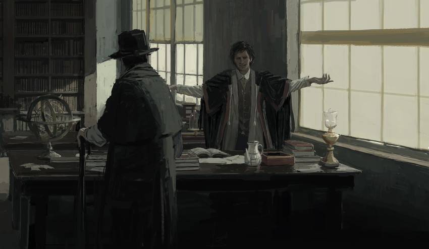 micolash host of the nightmare (bloodborne) drawn by shion_(mirudakemann)