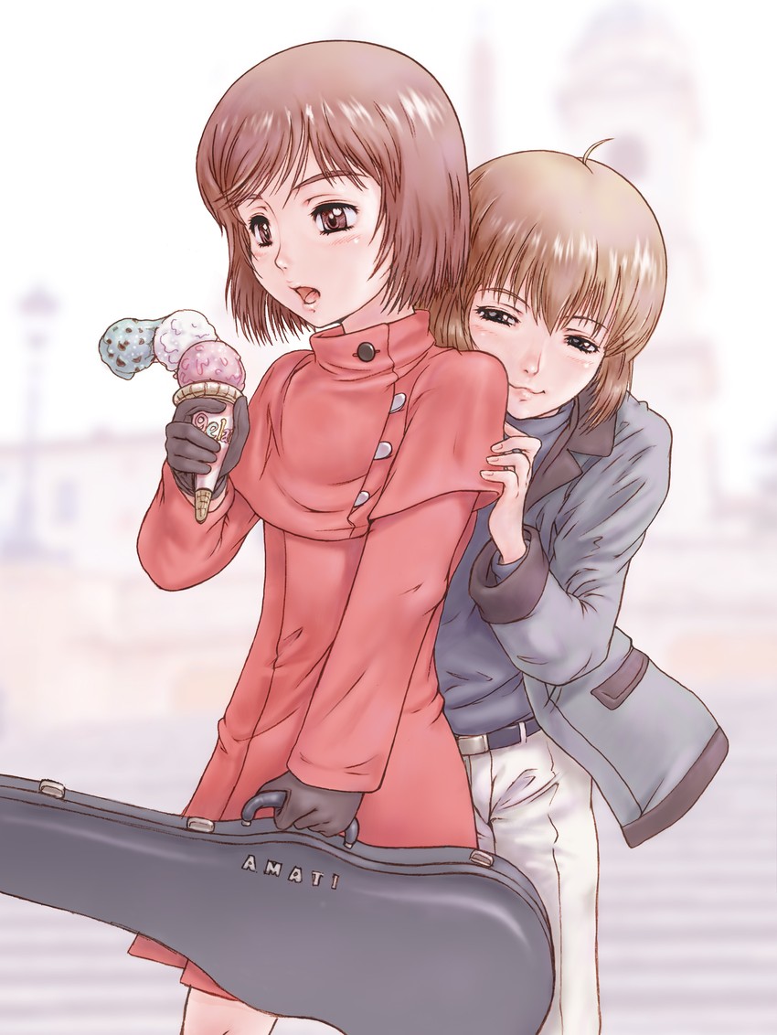 henrietta and rico (gunslinger girl) drawn by yoshikawa_kazunori