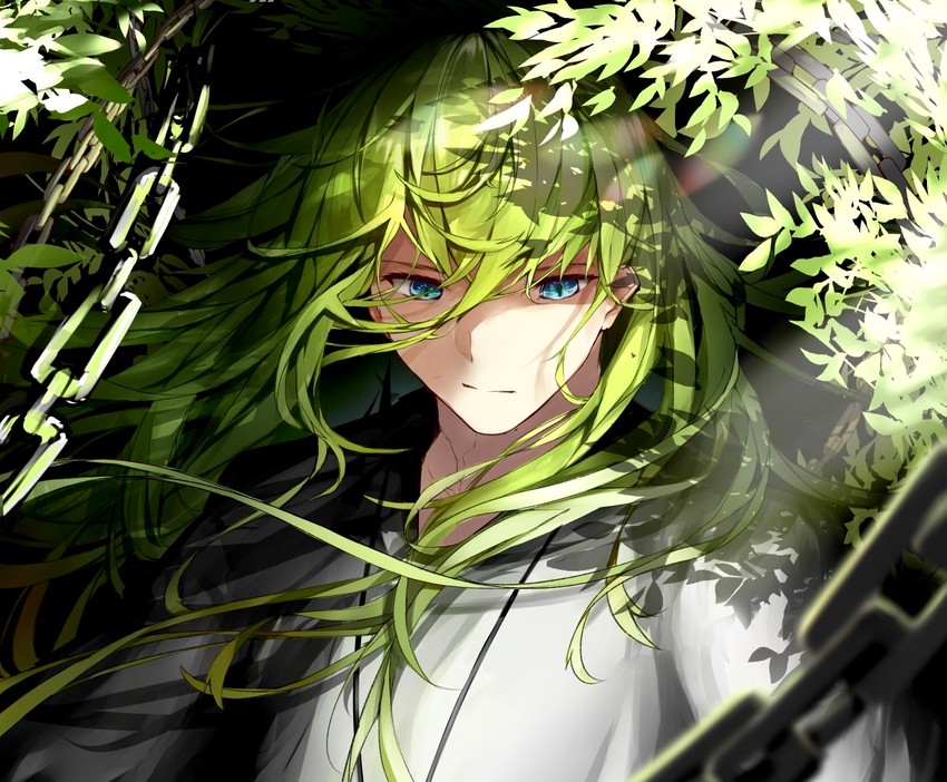 enkidu (fate and 1 more) drawn by shiranui_(nisioisin_sinob)