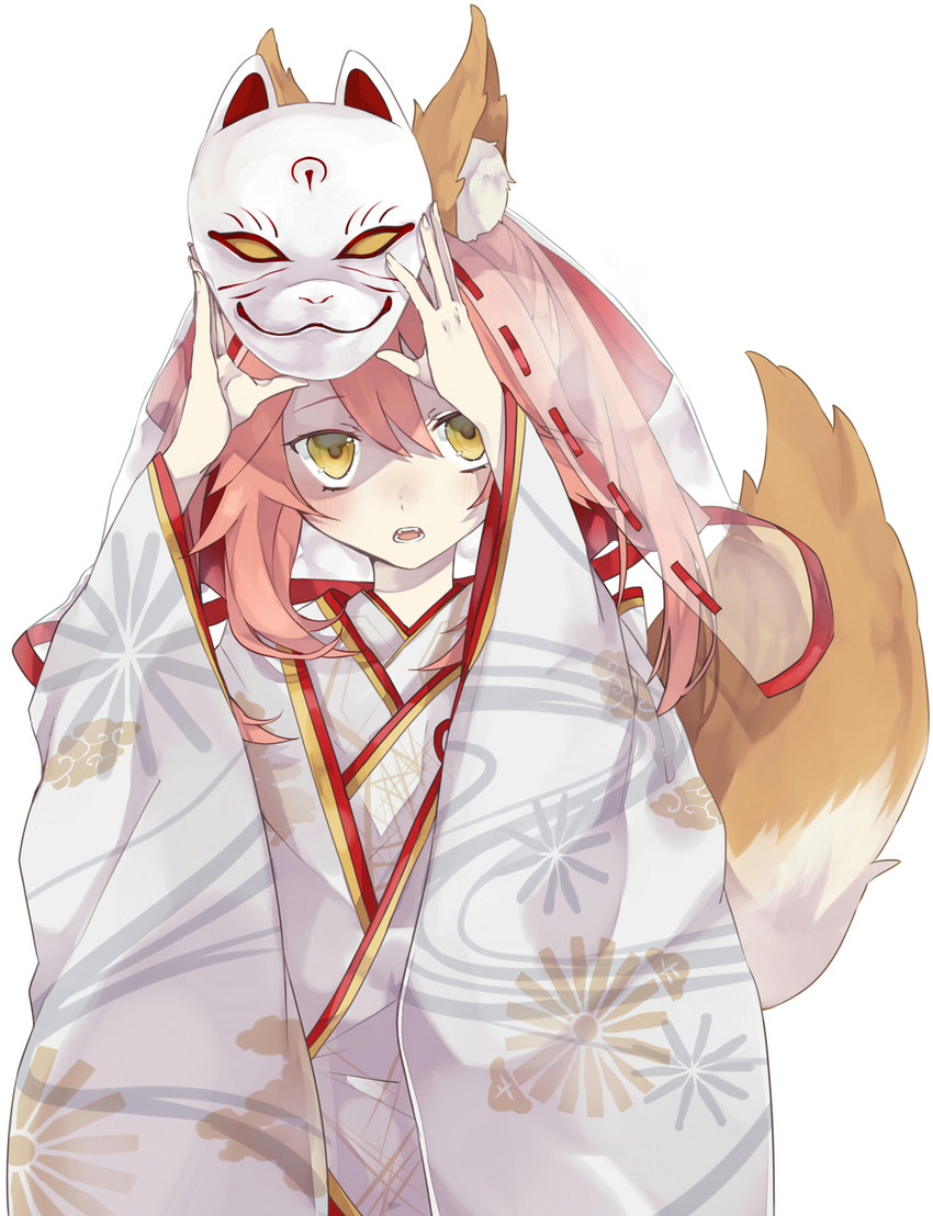 tamamo and tamamo no mae (fate and 2 more) drawn by meburu