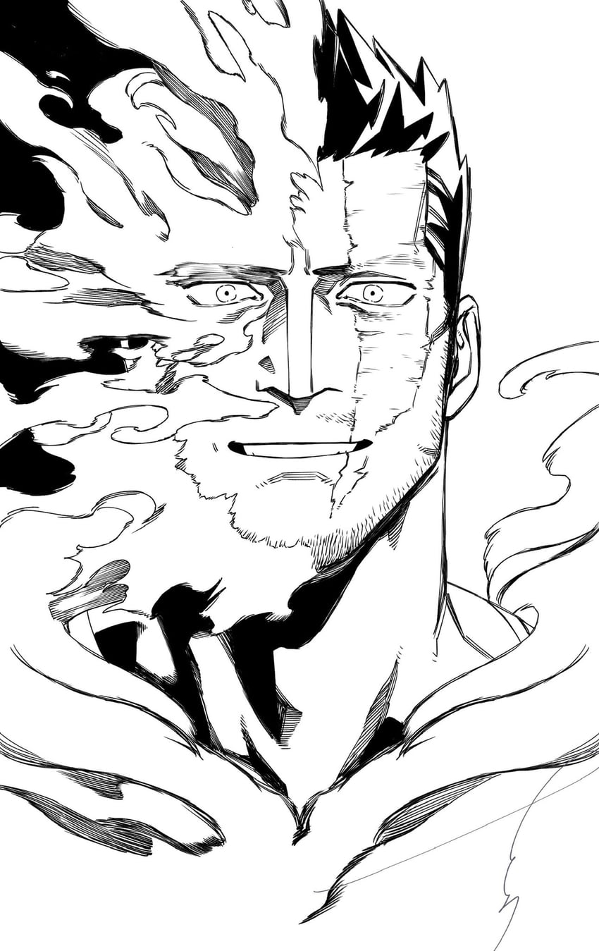 endeavor (boku no hero academia) drawn by sashimi_oran