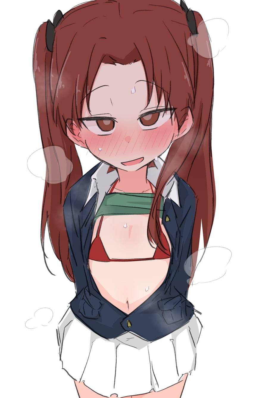 kadotani anzu (girls und panzer) drawn by ame_(amechan17391739)