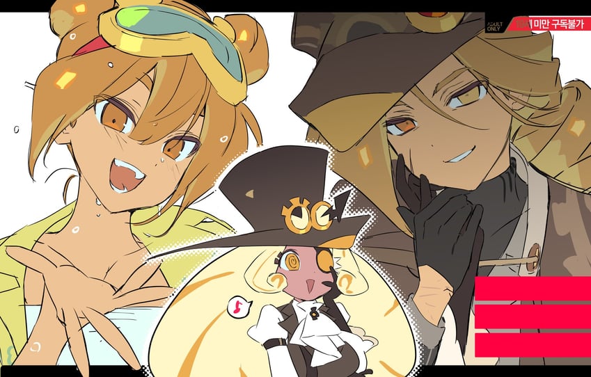 timekeeper cookie and croissant cookie (cookie run and 1 more) drawn by ohta_guk_hip