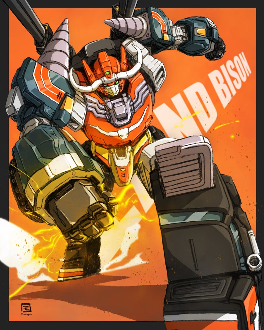 land bison (yuusha series and 1 more) drawn by moyan