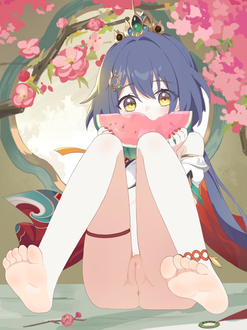 yunli (honkai and 1 more) drawn by mou_banlangen