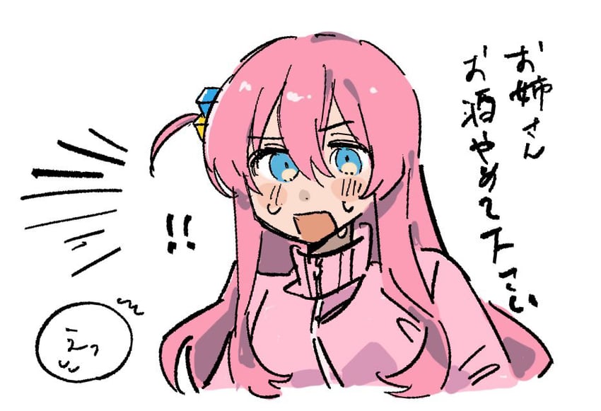 gotoh hitori (bocchi the rock!) drawn by enu_(brandnewday02)