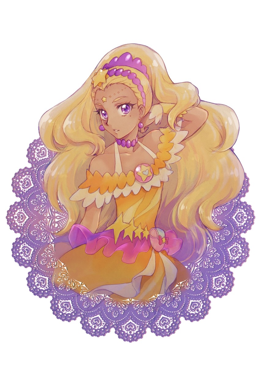amamiya elena and cure soleil (precure and 1 more) drawn by aizen_(syoshiyuki)