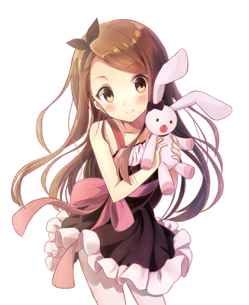 minase iori and usa-chan (idolmaster) drawn by nonono_(nononotea)