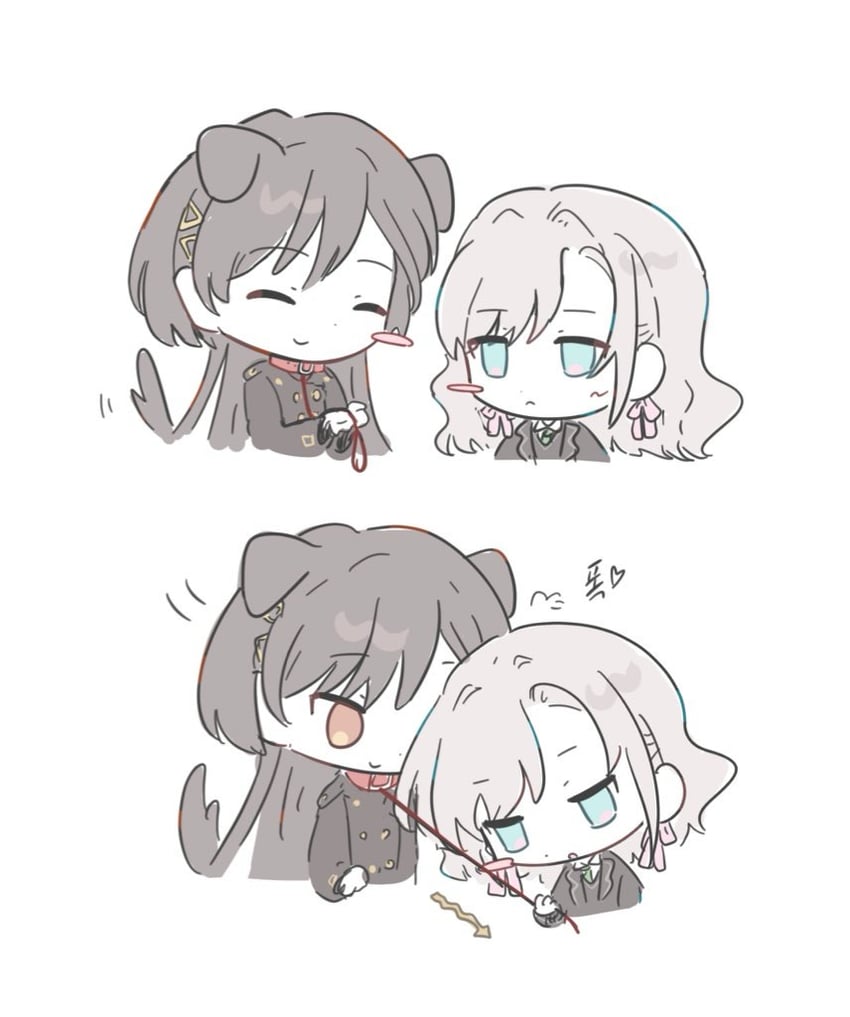ceras yanagida lilienfeld and katsuragi izumi (love live! and 1 more) drawn by churhami