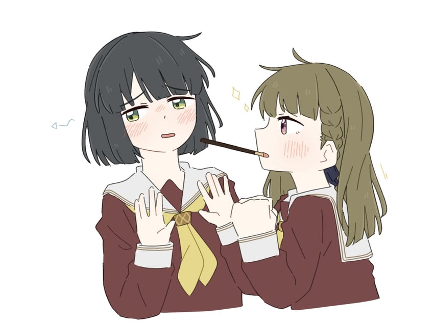 momose ginko and kachimachi kosuzu (love live! and 1 more) drawn by zueka27