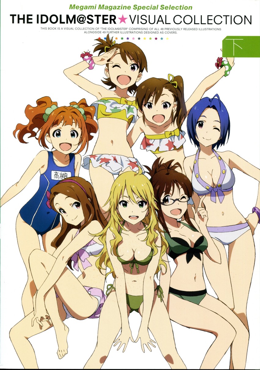hoshii miki, minase iori, takatsuki yayoi, miura azusa, akizuki ritsuko, and 2 more (idolmaster and 1 more) drawn by nishigori_atsushi
