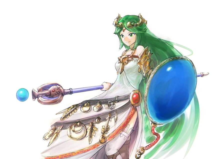 palutena (kid icarus and 1 more) drawn by byte_(grunty-hag1)
