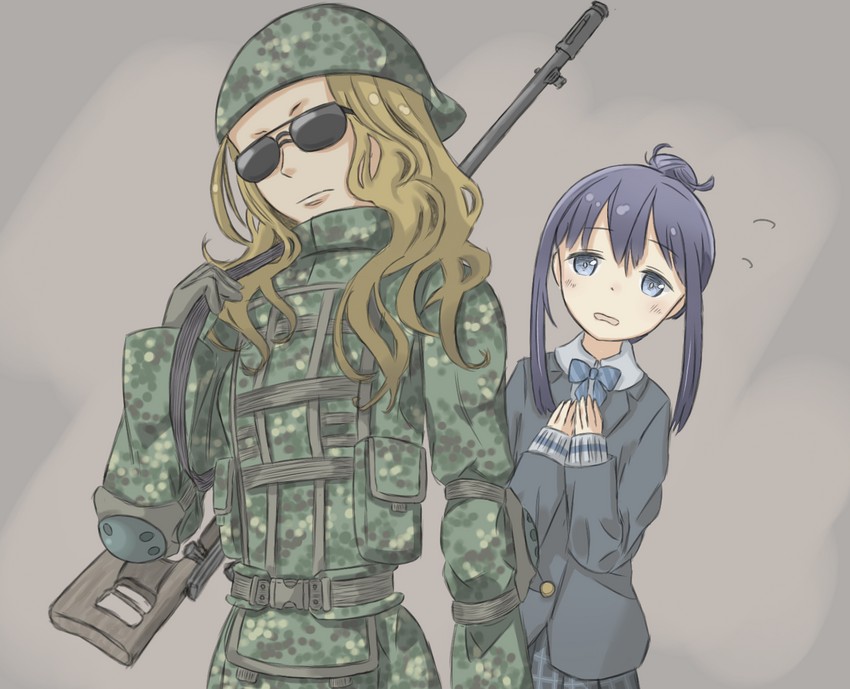 annaka moe and anna (sword art online and 1 more) drawn by x-lx