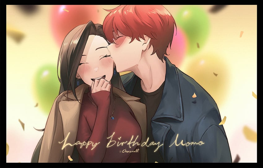 todoroki shoto and yaoyorozu momo (boku no hero academia) drawn by chocorut