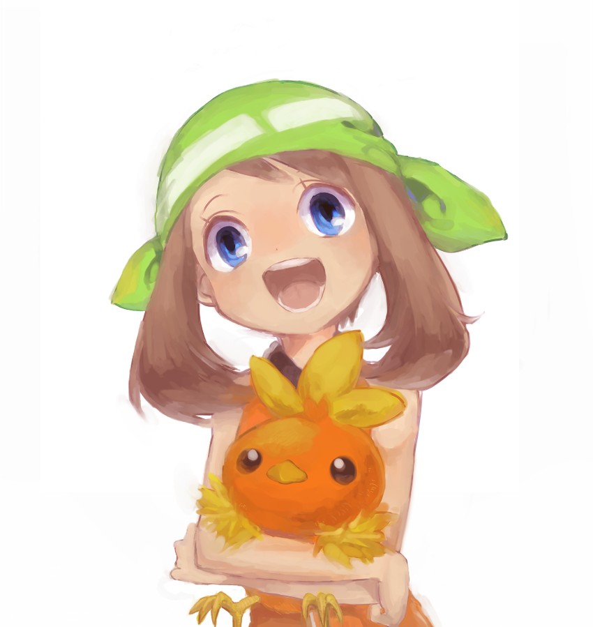 may and torchic (pokemon and 2 more) drawn by mimizubare
