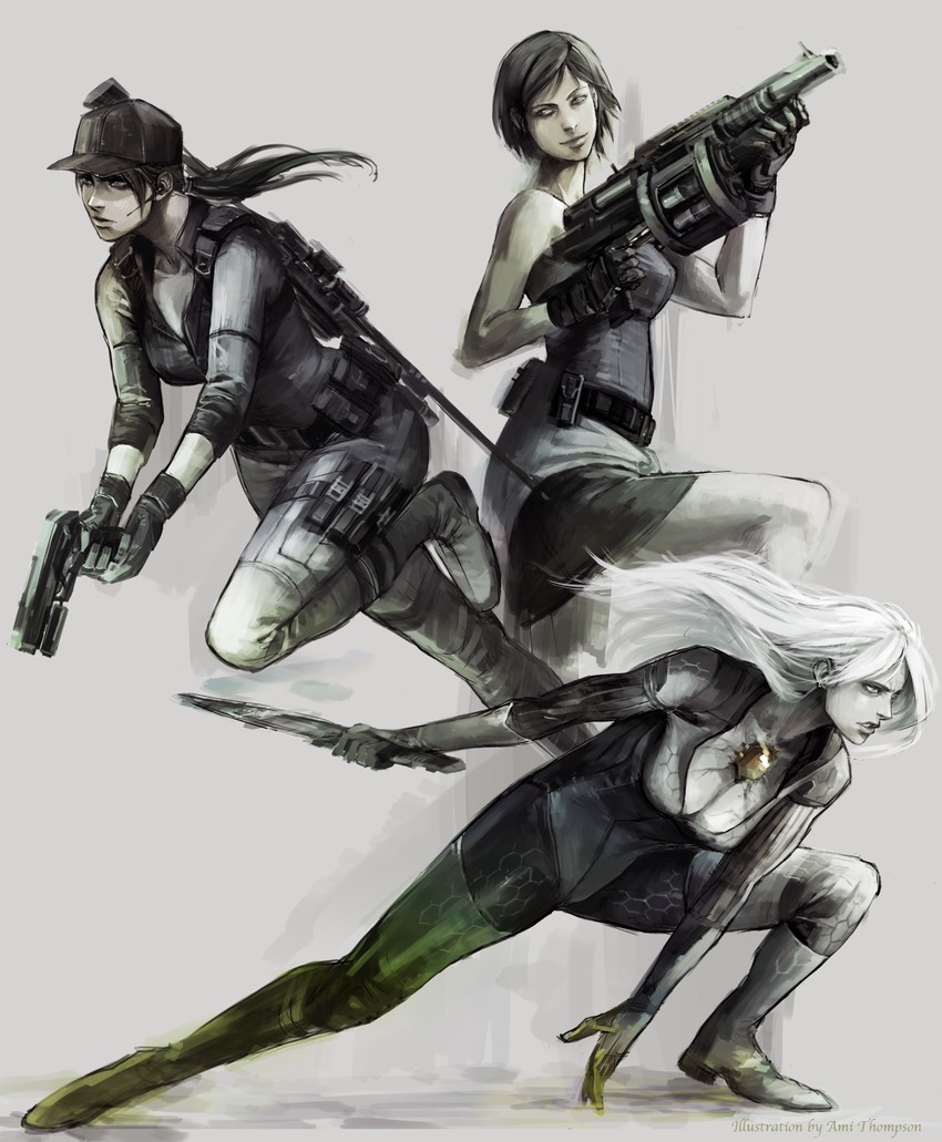 jill valentine (resident evil and 2 more) drawn by ami_thompson