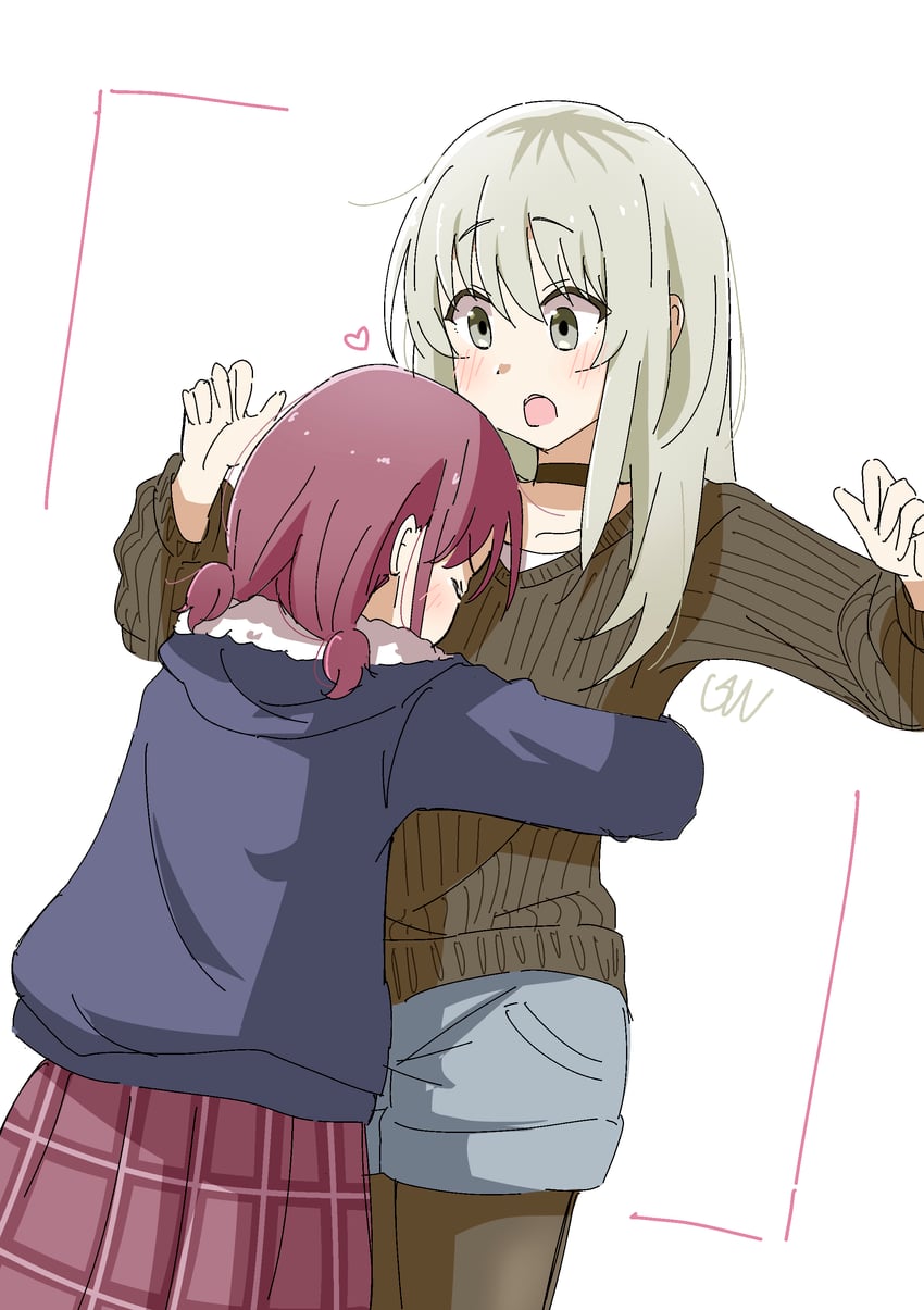 iseri nina and kawaragi momoka (girls band cry) drawn by ltv1119