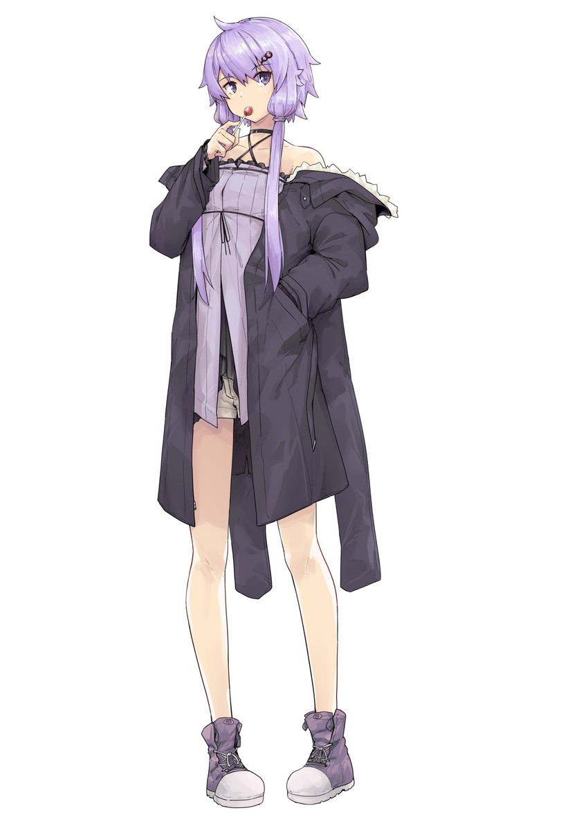 yuzuki yukari (vocaloid and 1 more) drawn by zooanime