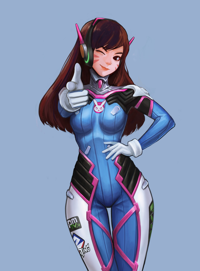 d.va (overwatch and 1 more) drawn by jungon_kim