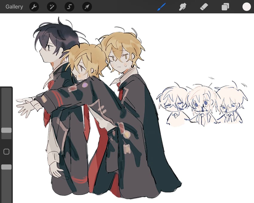 don quixote, sinclair, and yi sang (project moon and 1 more) drawn by akechisu1