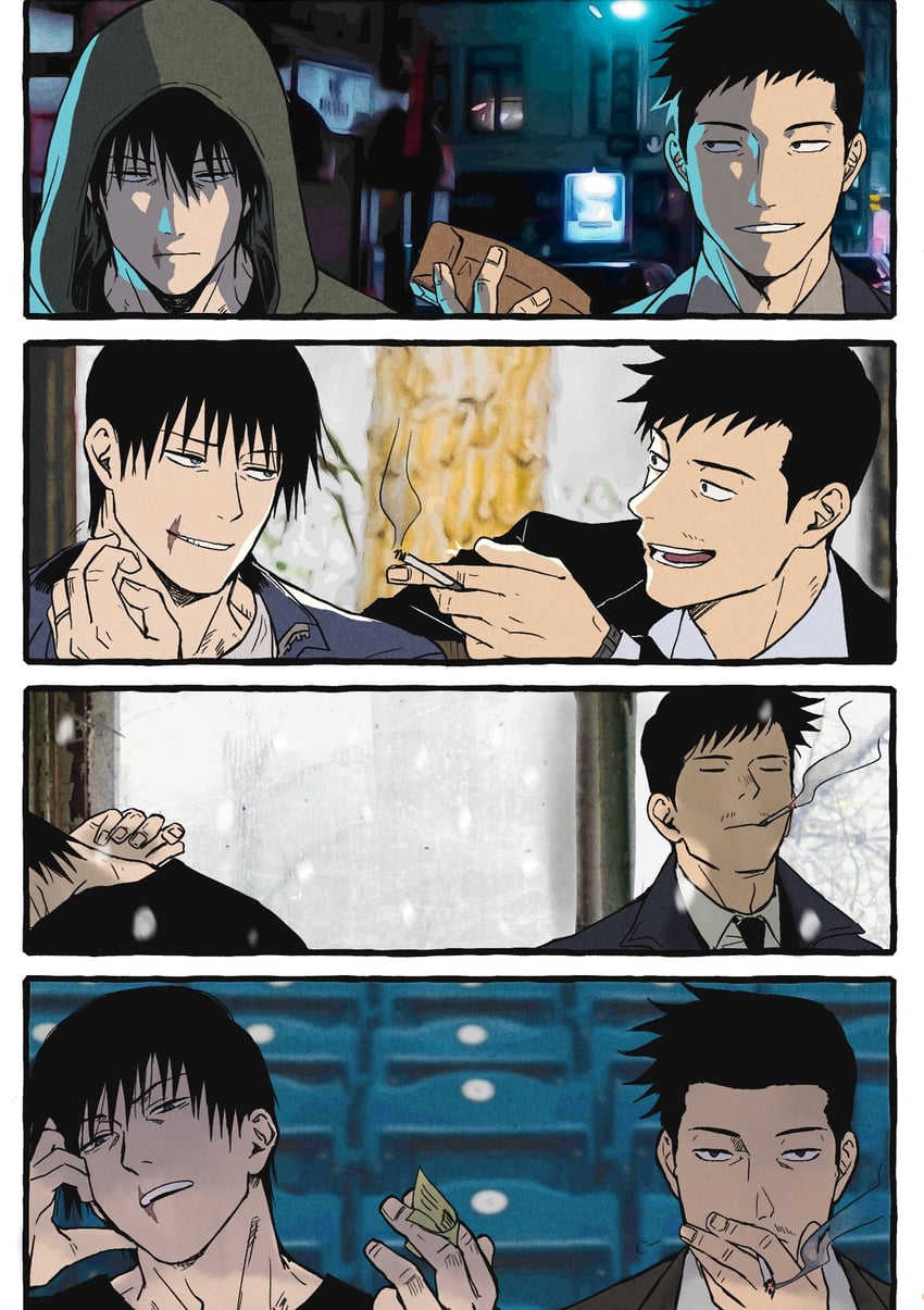 fushiguro touji and shiu kong (jujutsu kaisen) drawn by ddub1618