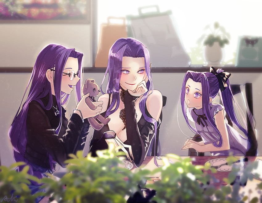 medusa and gorgon (fate and 2 more) drawn by isagiyo