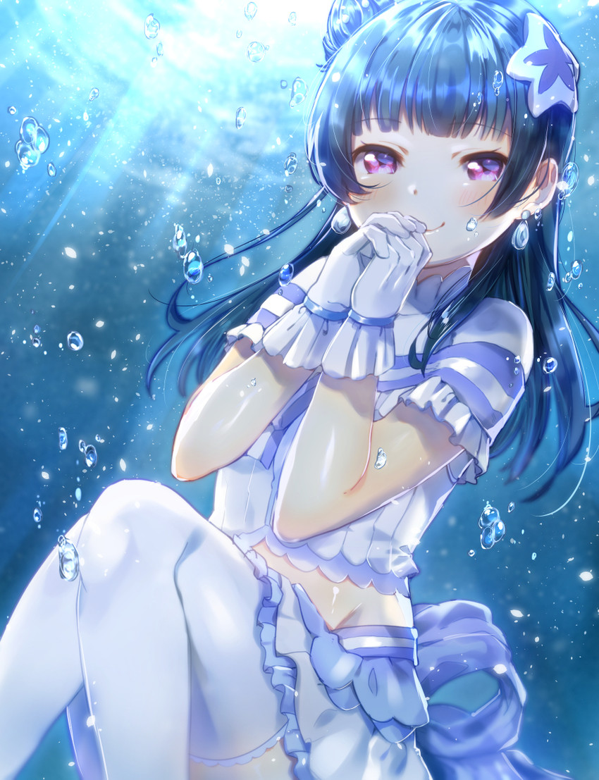 tsushima yoshiko (love live! and 1 more) drawn by mofun