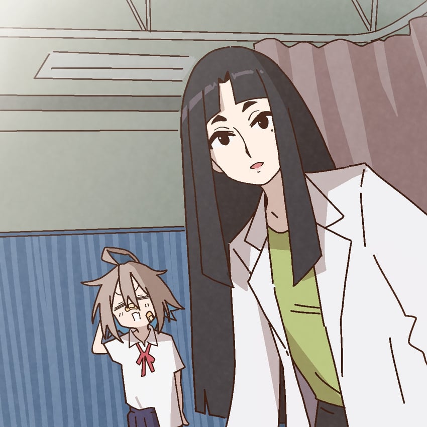 yua serufu and hoketsu haruko (metal gear and 2 more) drawn by ri_6n