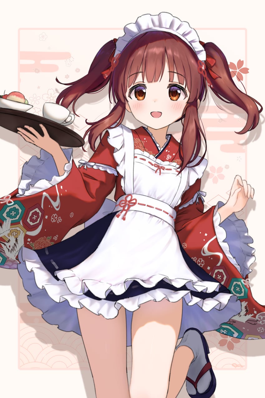 ogata chieri (idolmaster and 1 more) drawn by jia_wenyuan