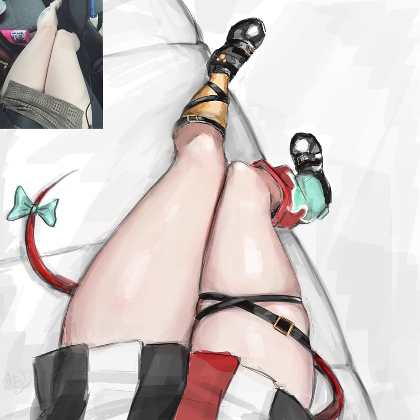 hakos baelz (hololive and 1 more) drawn by soup_(soupysoull)