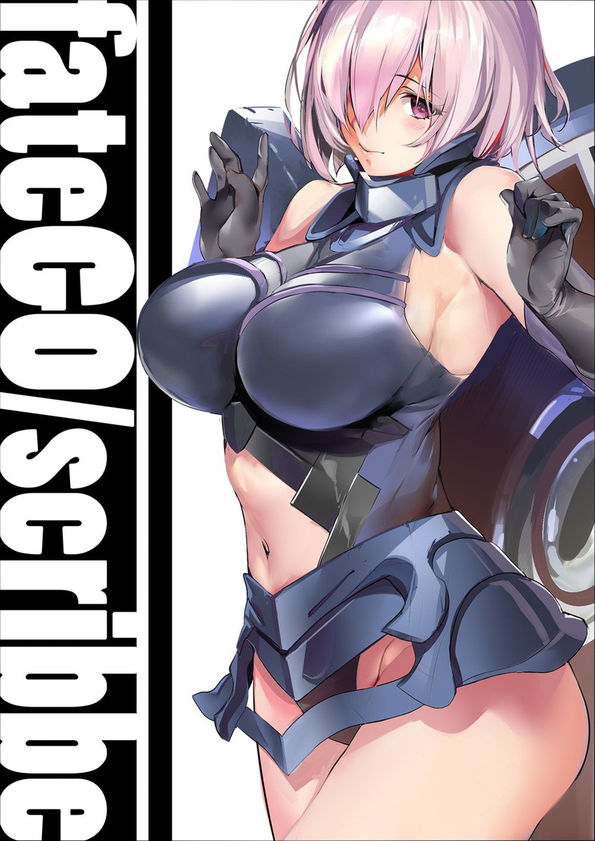 mash kyrielight (fate and 1 more) drawn by marushin_(denwa0214)