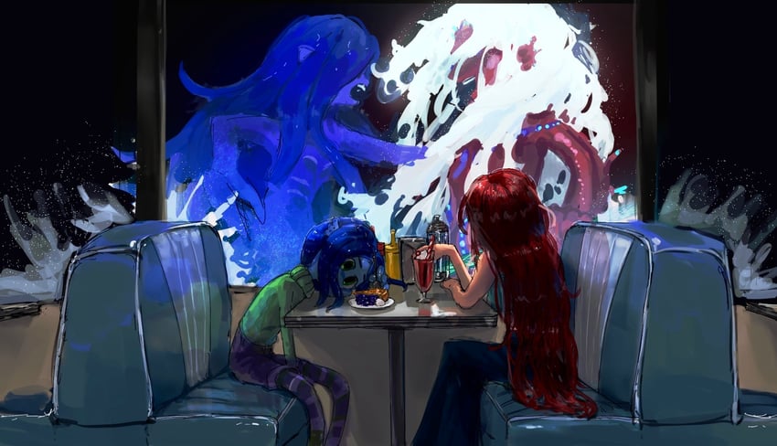 chelsea, ruby gillman, and nerissa (ruby gillman: teenage kraken) drawn by niroku_(264)