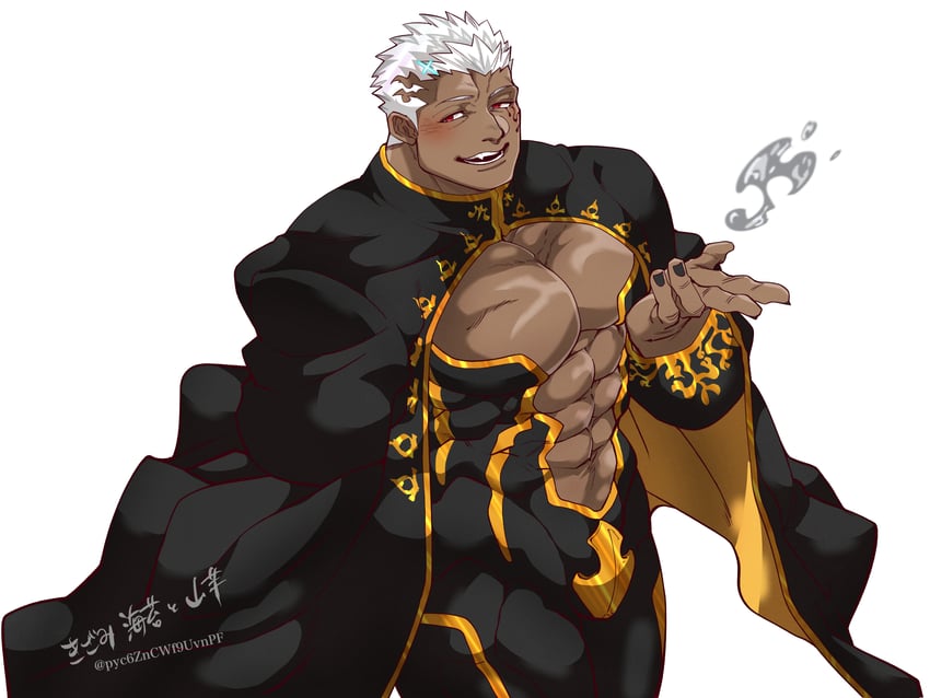 israfil (tokyo afterschool summoners) drawn by kizami_nori_to_yamaimo