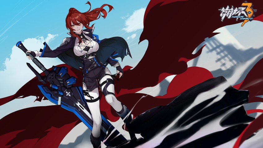 murata himeko (honkai and 1 more) drawn by cici