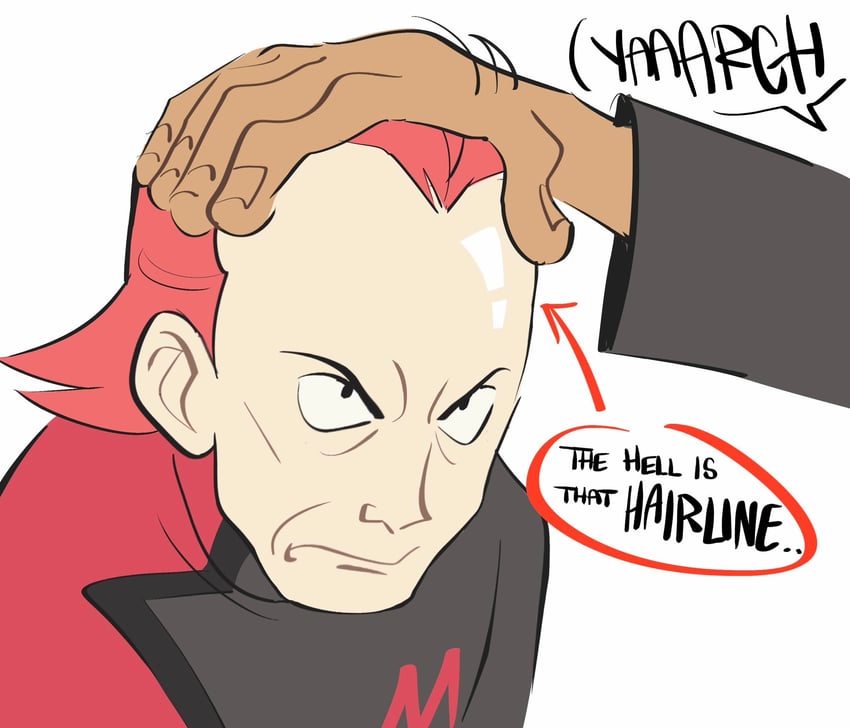 archie and maxie (pokemon and 1 more) drawn by lynn_(daisiloou)