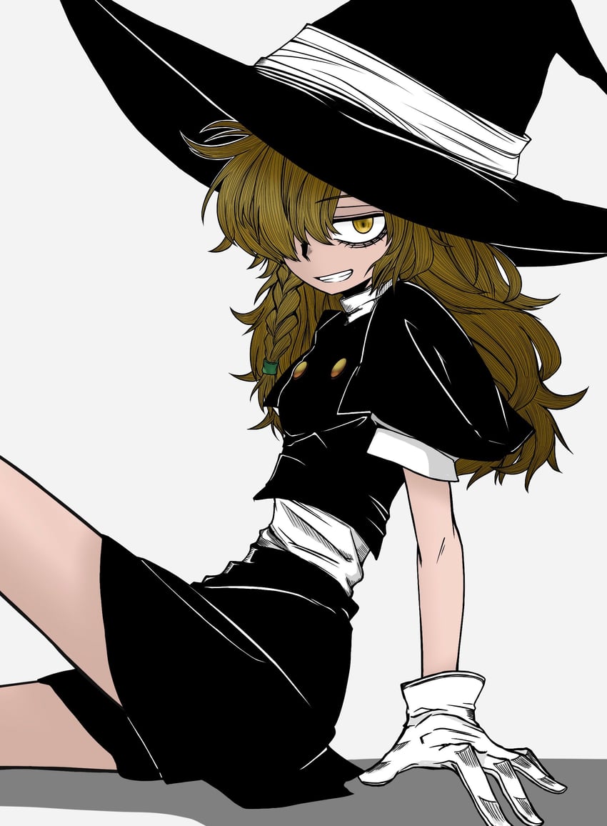 kirisame marisa (touhou) drawn by ryoan_(voyagehermitage)
