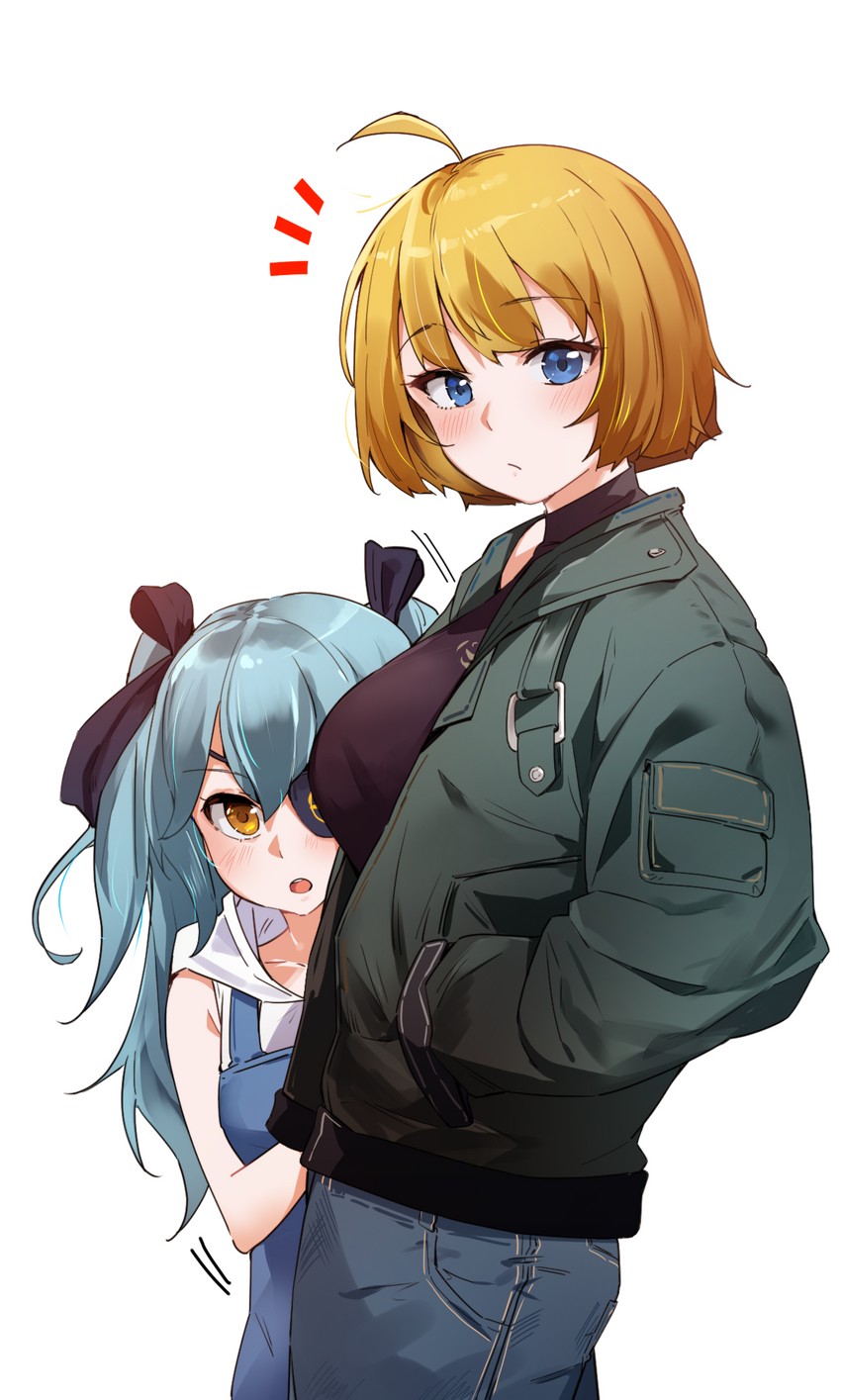 lrl and griffon (last origin) drawn by uno_(unozyang)