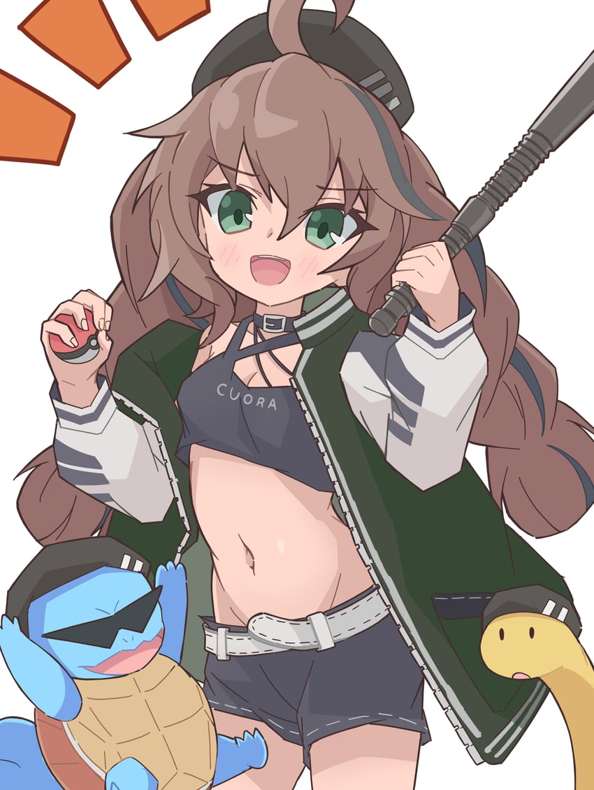 squirtle, shuckle, cuora, and squirtle squad (pokemon and 1 more) drawn by kishinen_chan