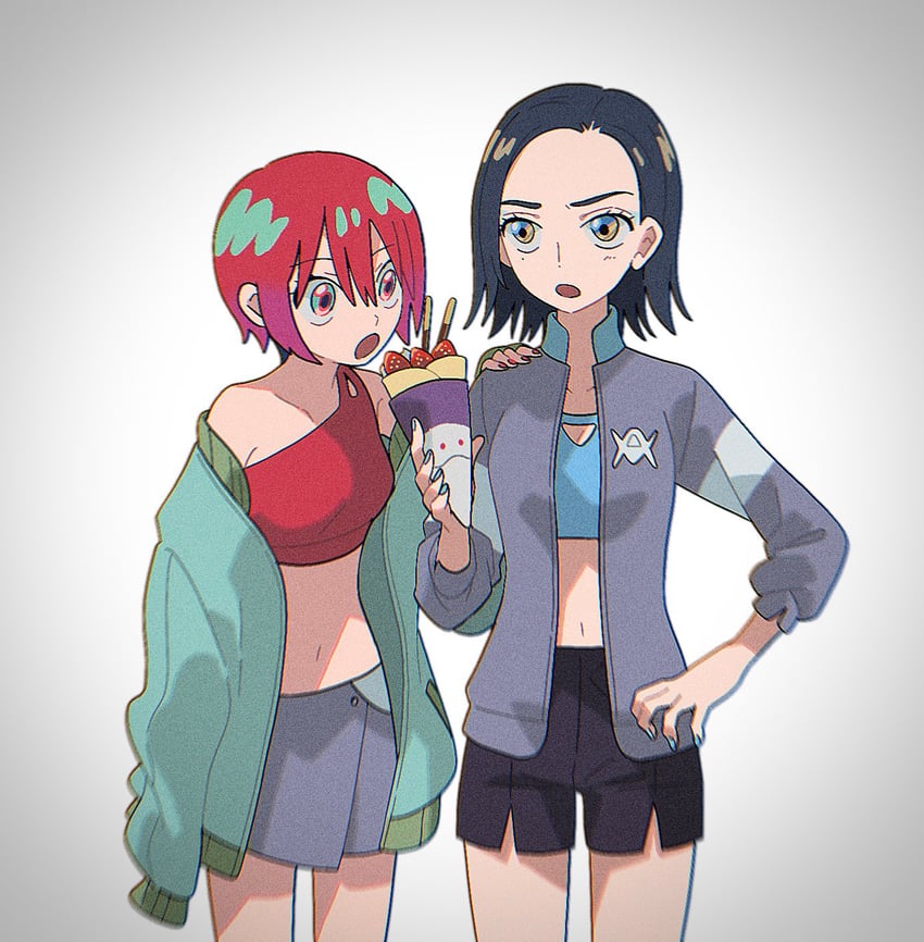 amate yuzuriha, haro, and comoli harcourt (gundam and 1 more) drawn by dou_(mame_eee)