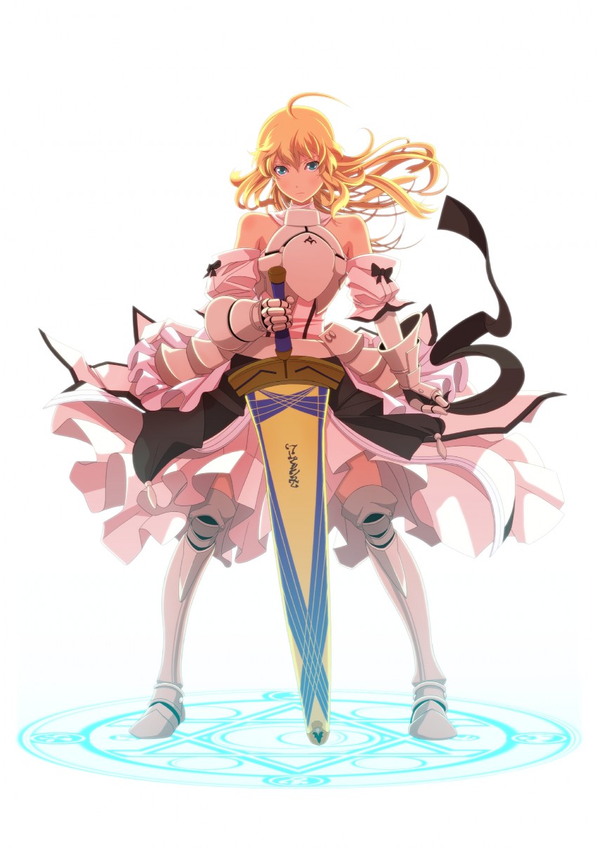 artoria pendragon and saber lily (fate and 1 more) drawn by tsukumo_(soar99)